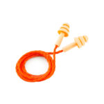 Protetor Auricular Plug Reutilizável Silicone Laranja Cordão Poliester 19DB Pomp Plus Hb004680573 3M