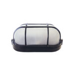 Luminária Industrial E27 60W Sobrepor Preta Tartaruga 1721 Foxlux
